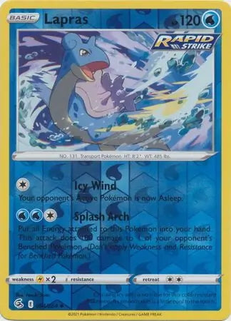 Fusion Strike Lapras #54/264 reverse holo