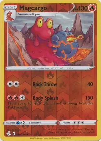 Fusion Strike Magcargo #35/264 reverse holo