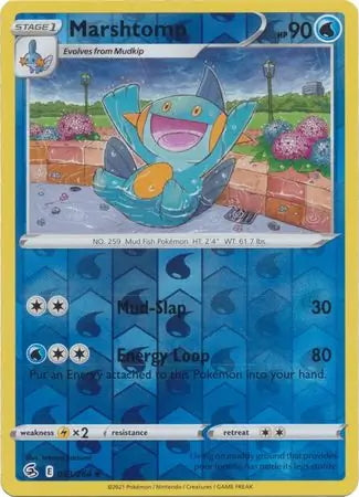 Fusion Strike Marshtomp #63/264 reverse holo