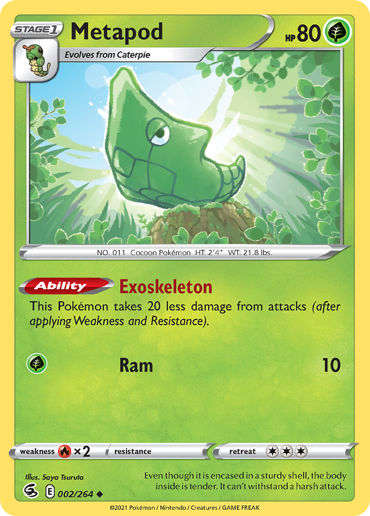 Fusion Strike Metapod #2/264