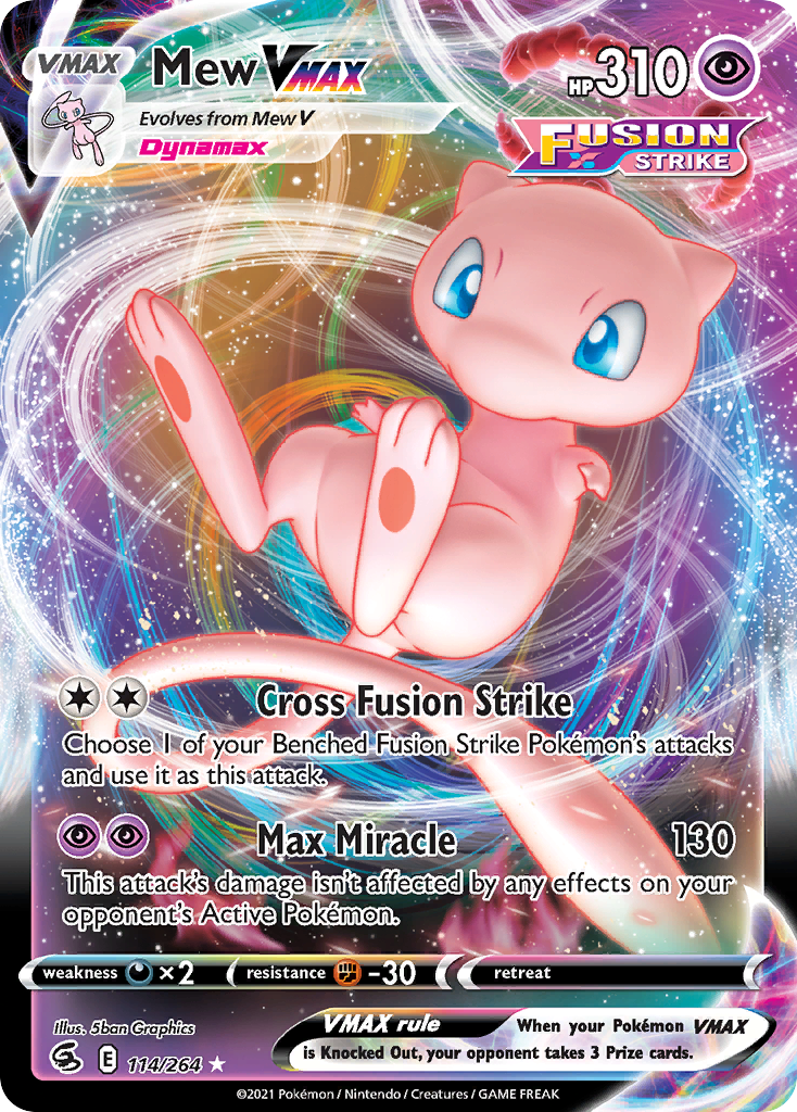 Fusion Strike Mew VMAX #114/264