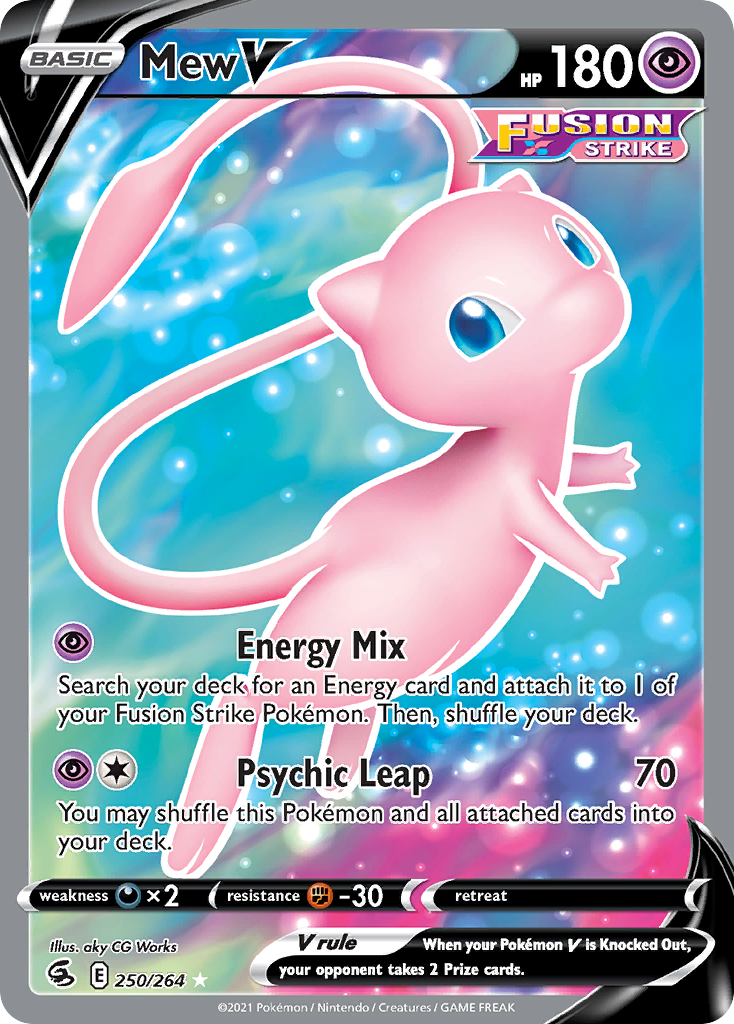 Fusion Strike Mew V #250/264