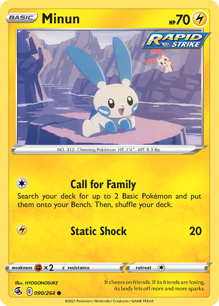 Fusion Strike Minun #90/264