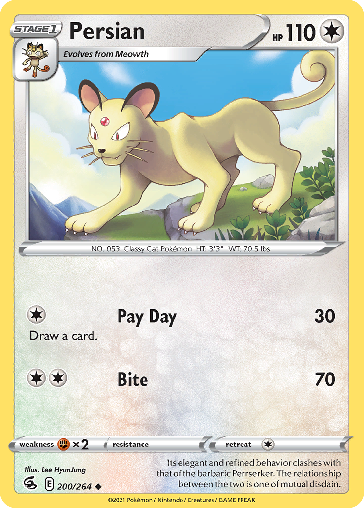 Fusion Strike Persian #200/264