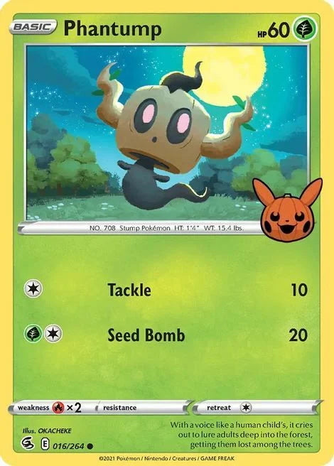 Fusion Strike Phantump #16/264 Trick or Trade