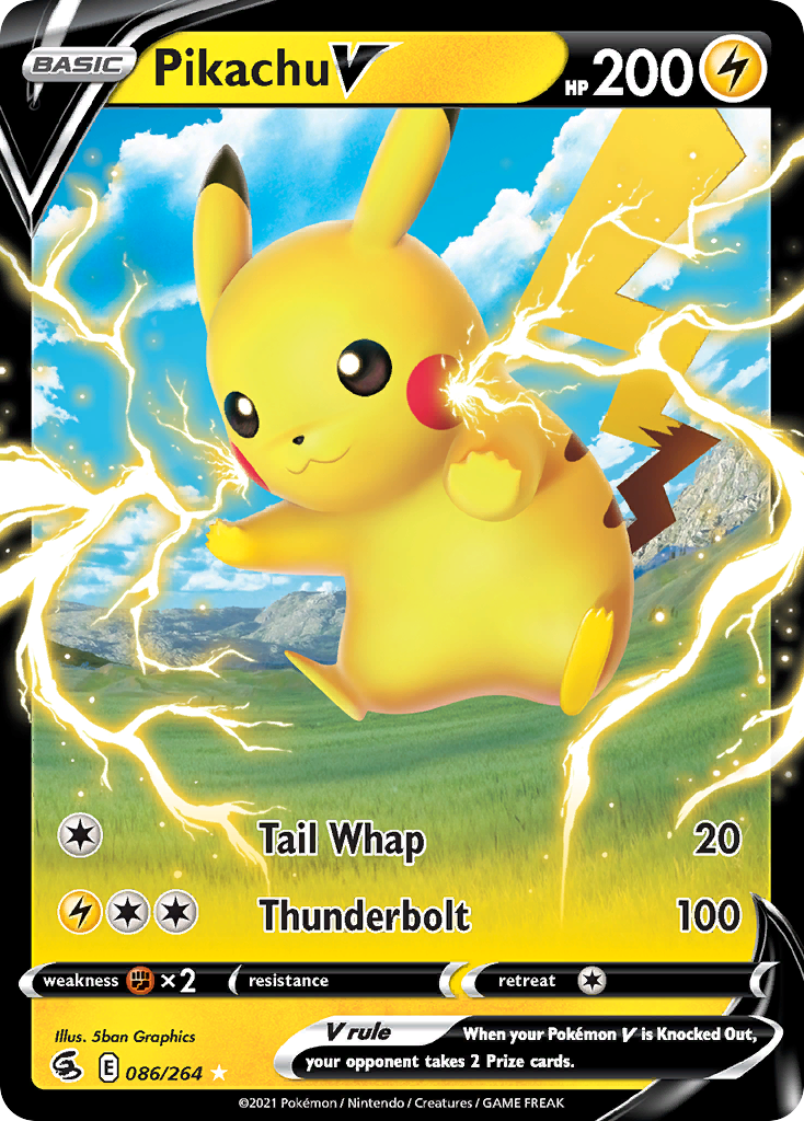Fusion Strike Pikachu V #86/264