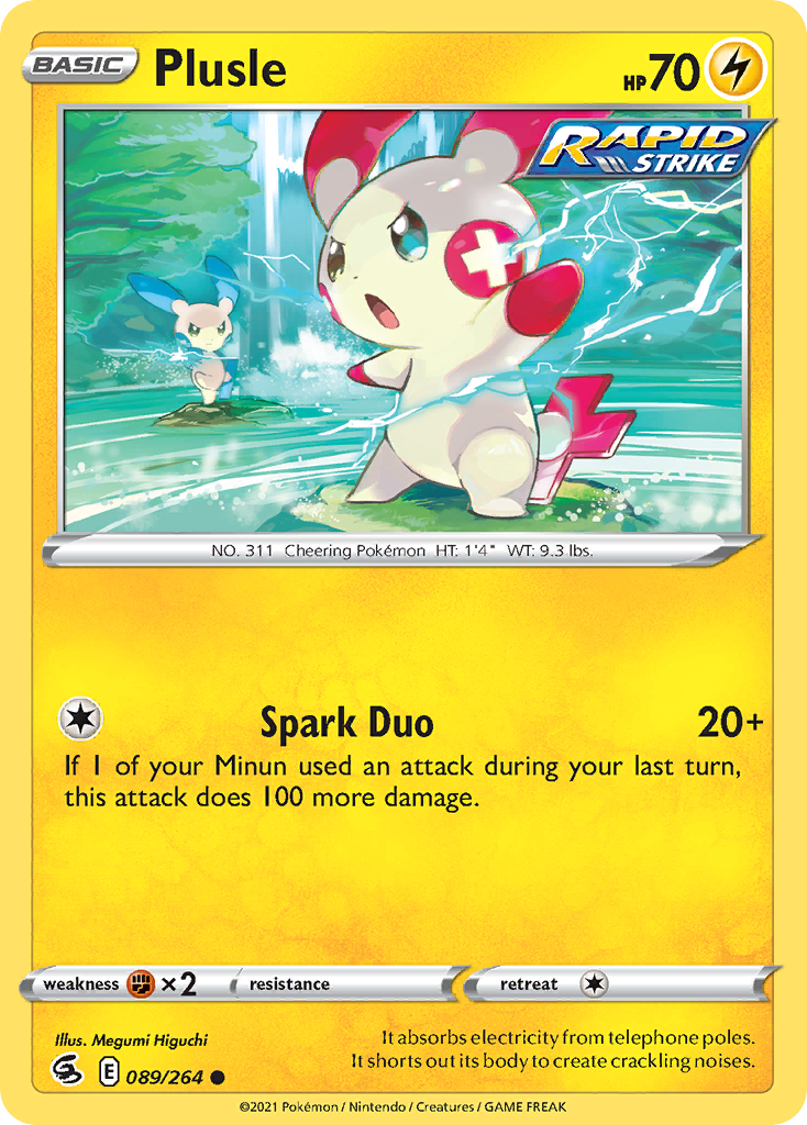 Fusion Strike Plusle #89/264