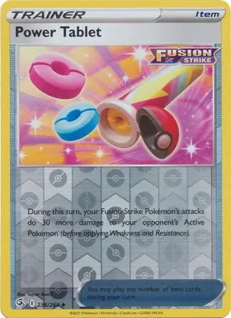 Fusion Strike Power Tablet #236/264 reverse holo