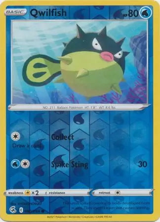 Fusion Strike Qwilfish #60/264 reverse holo