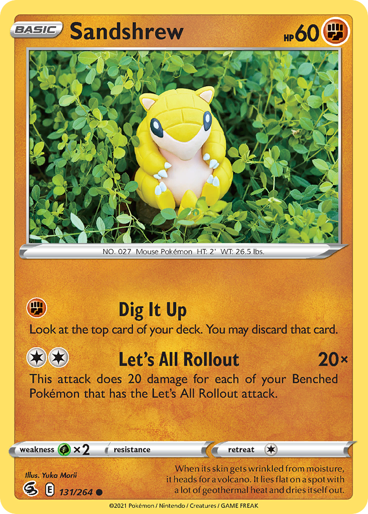 Fusion Strike Sandshrew #131/264