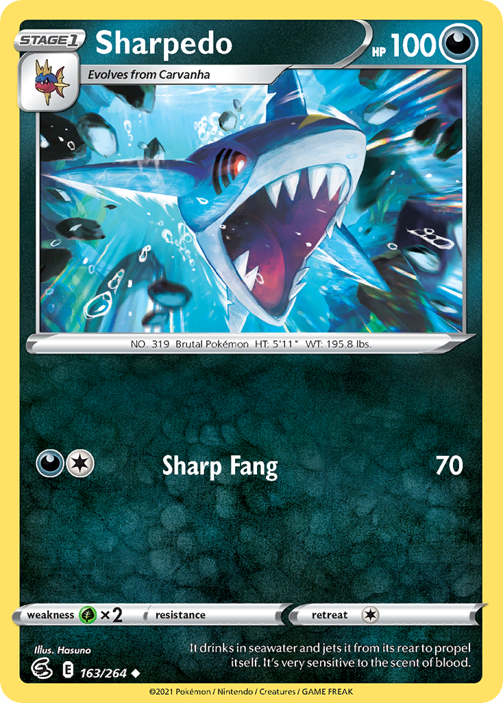 Fusion Strike Sharpedo #163/264