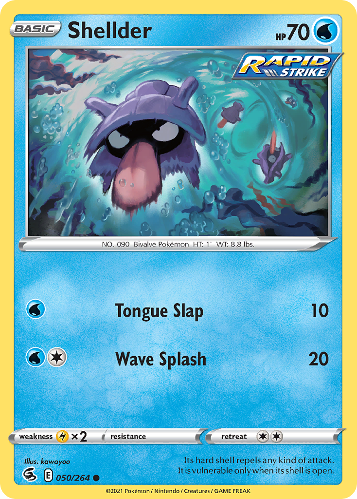 Fusion Strike Shellder #50/264