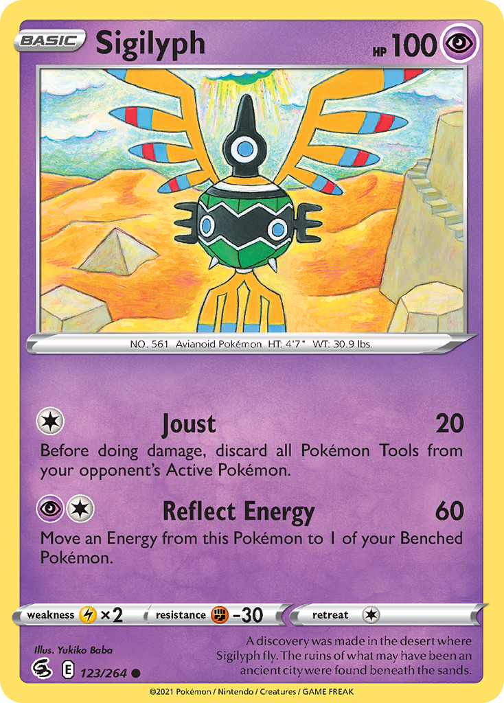 Fusion Strike Sigilyph #123/264