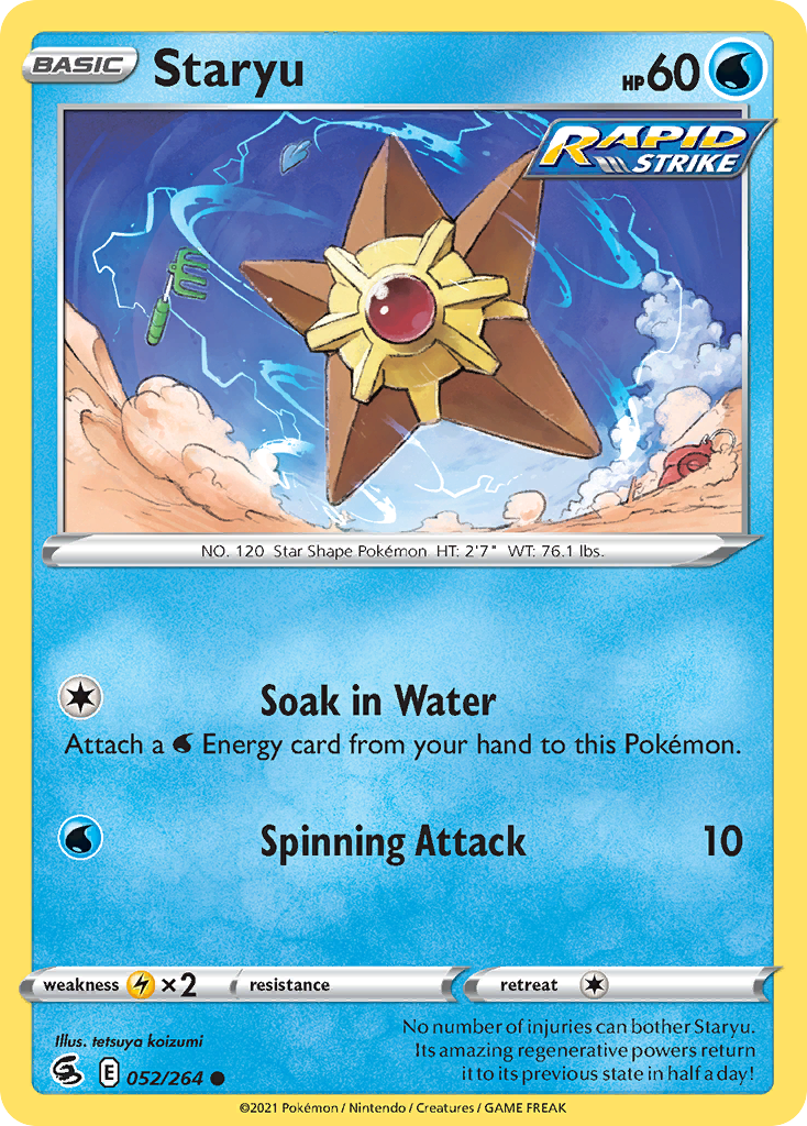 Fusion Strike Staryu #52/264