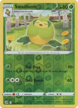 Fusion Strike Swadloon #10/264 reverse holo