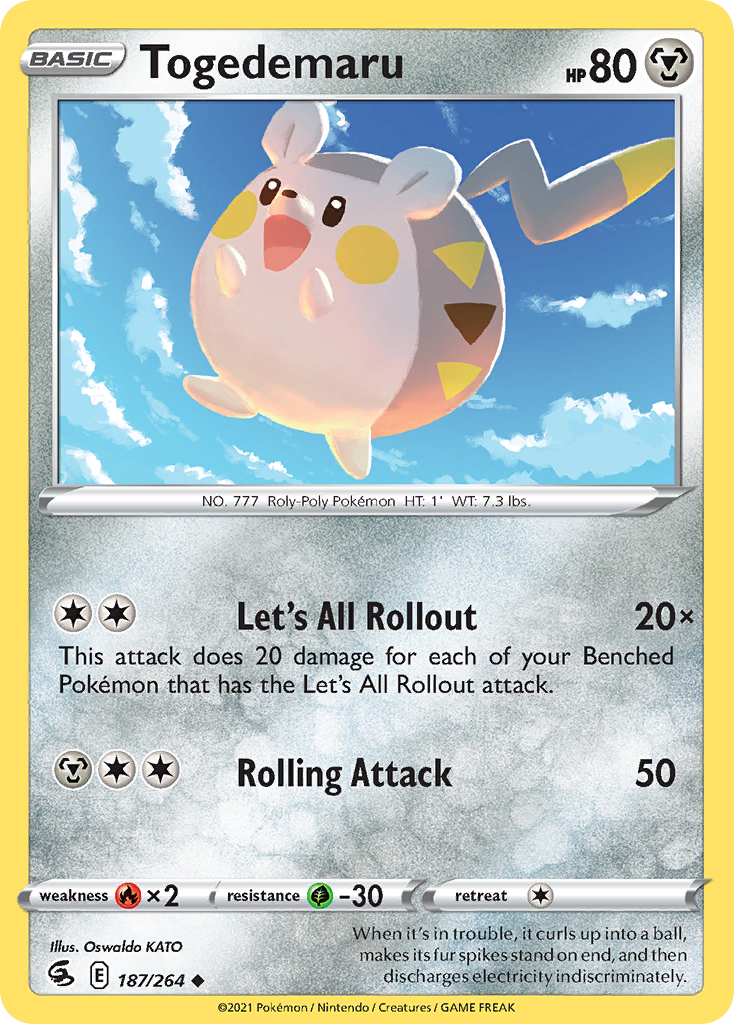 Fusion Strike Togedemaru #187/264