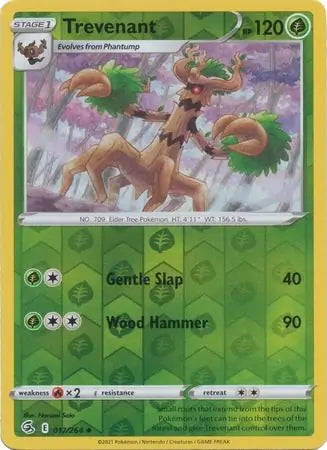 Fusion Strike Trevenant #17/264 reverse holo