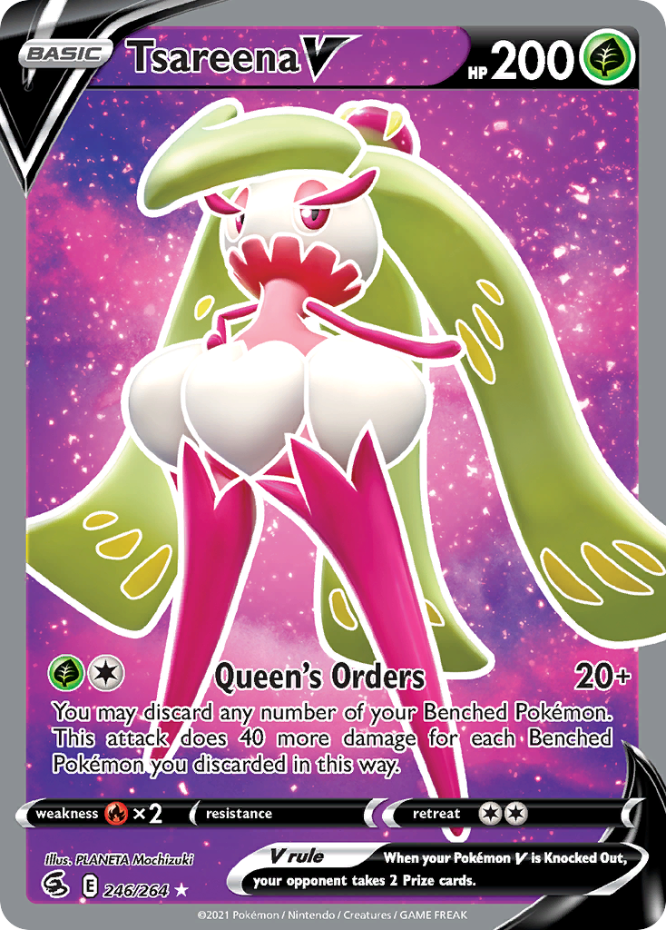 Fusion Strike Tsareena V #246/264