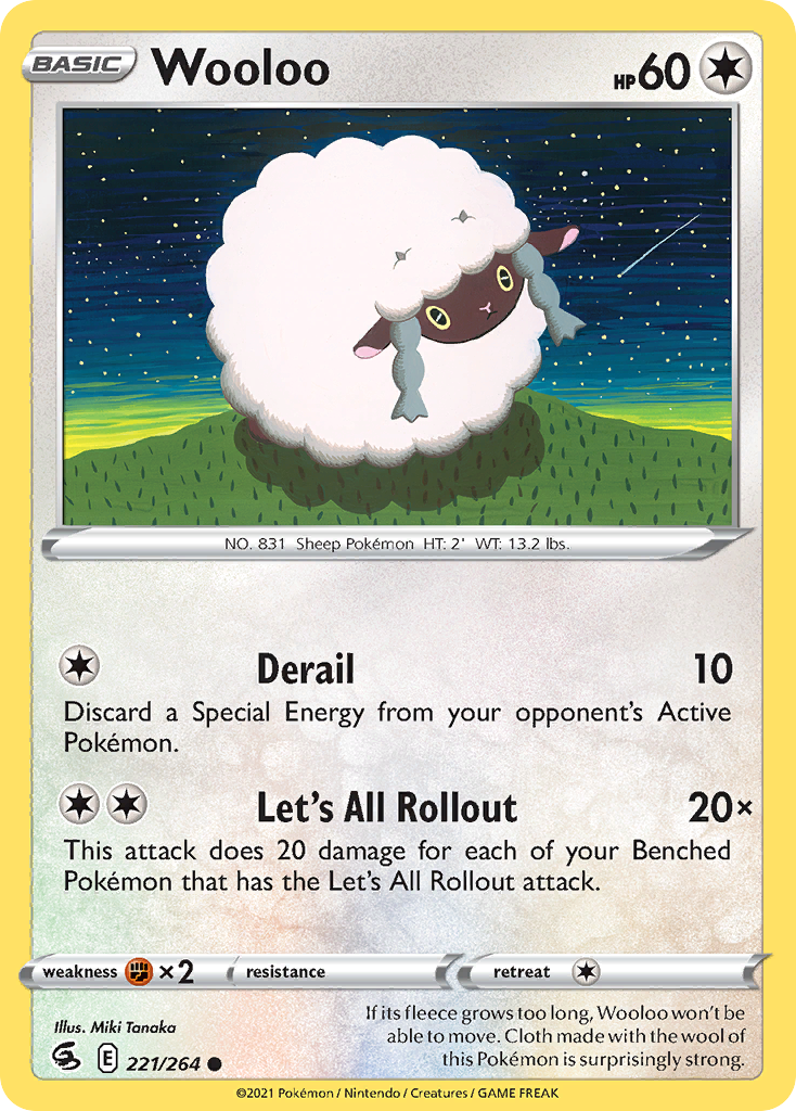 Fusion Strike Wooloo #221/264