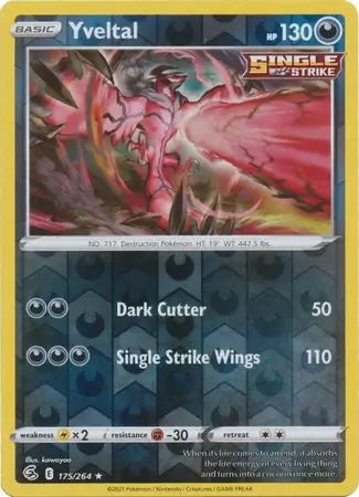 Fusion Strike Yveltal #175/264 reverse holo