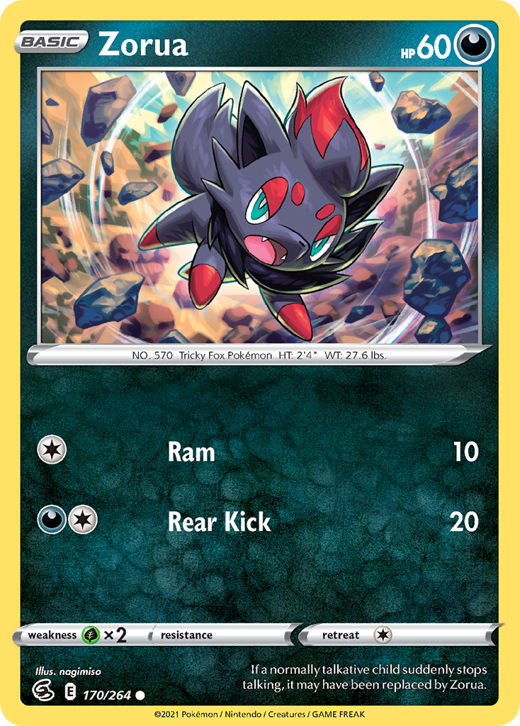 Fusion Strike Zorua #170/264