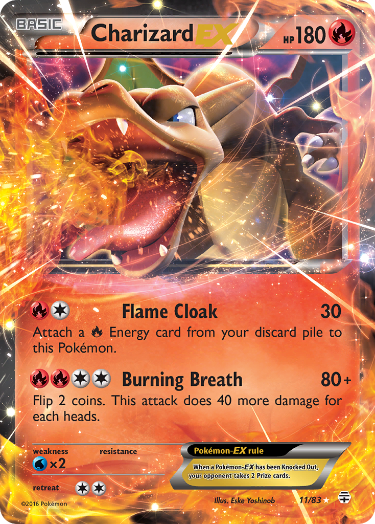Charizard EX 11/83 XY Generations