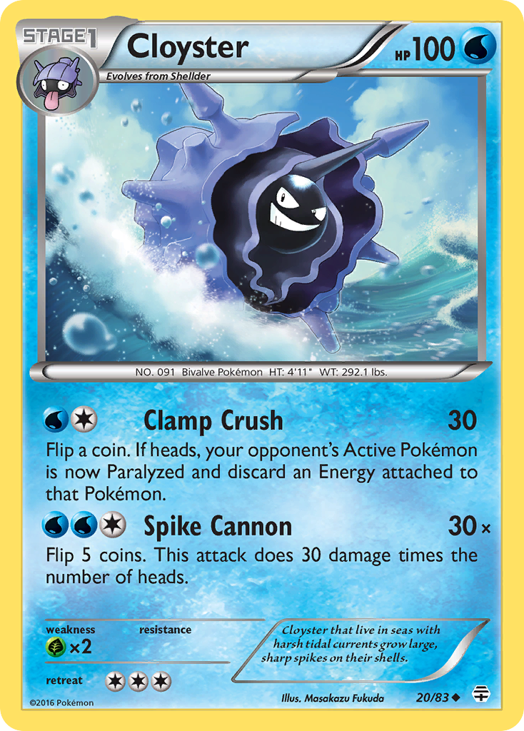 Generations Cloyster #20/83