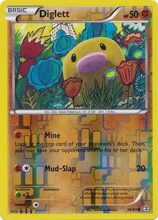 Generations Diglett #38/83 reverse holo