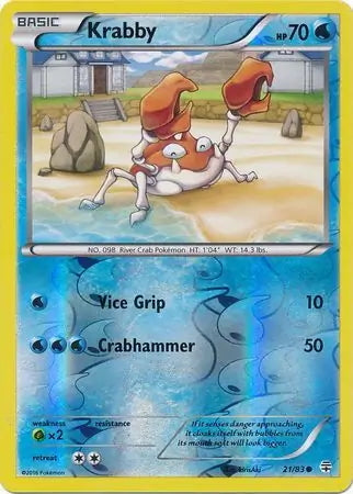 Generations Krabby #21/83 reverse holo
