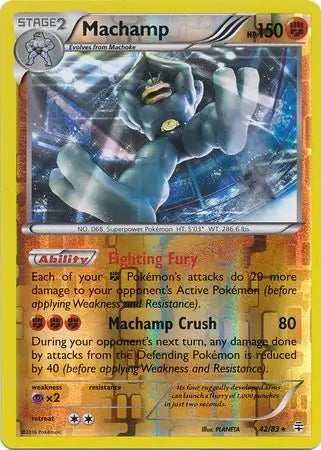 Generations Machamp #42/83 reverse holo