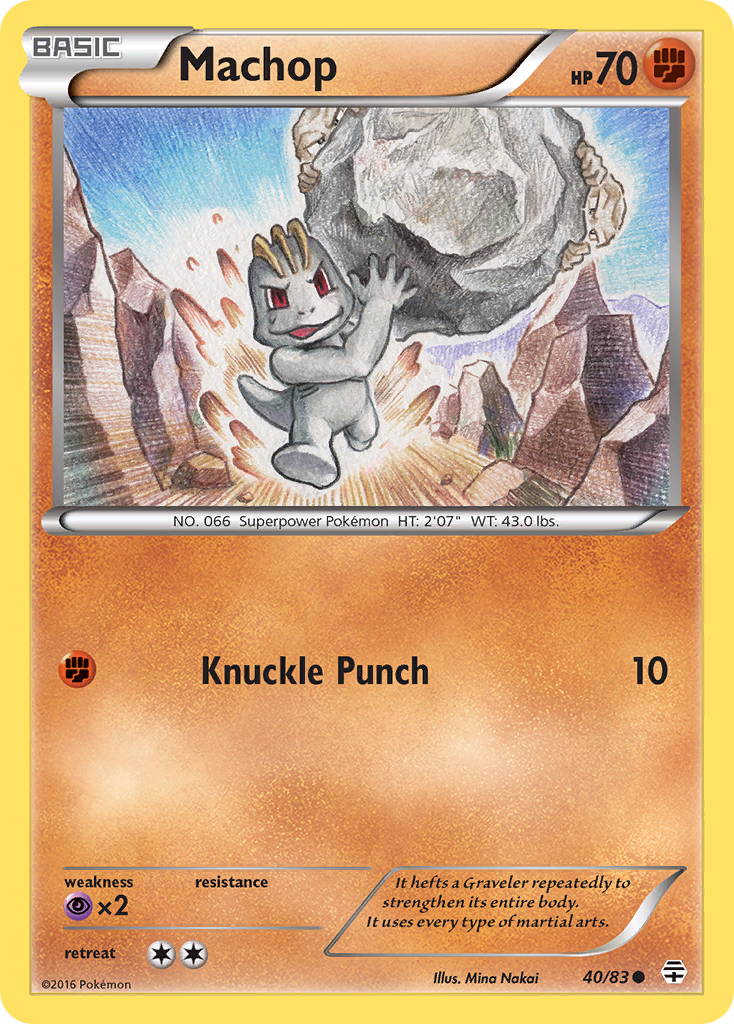 Generations Machop #40/83