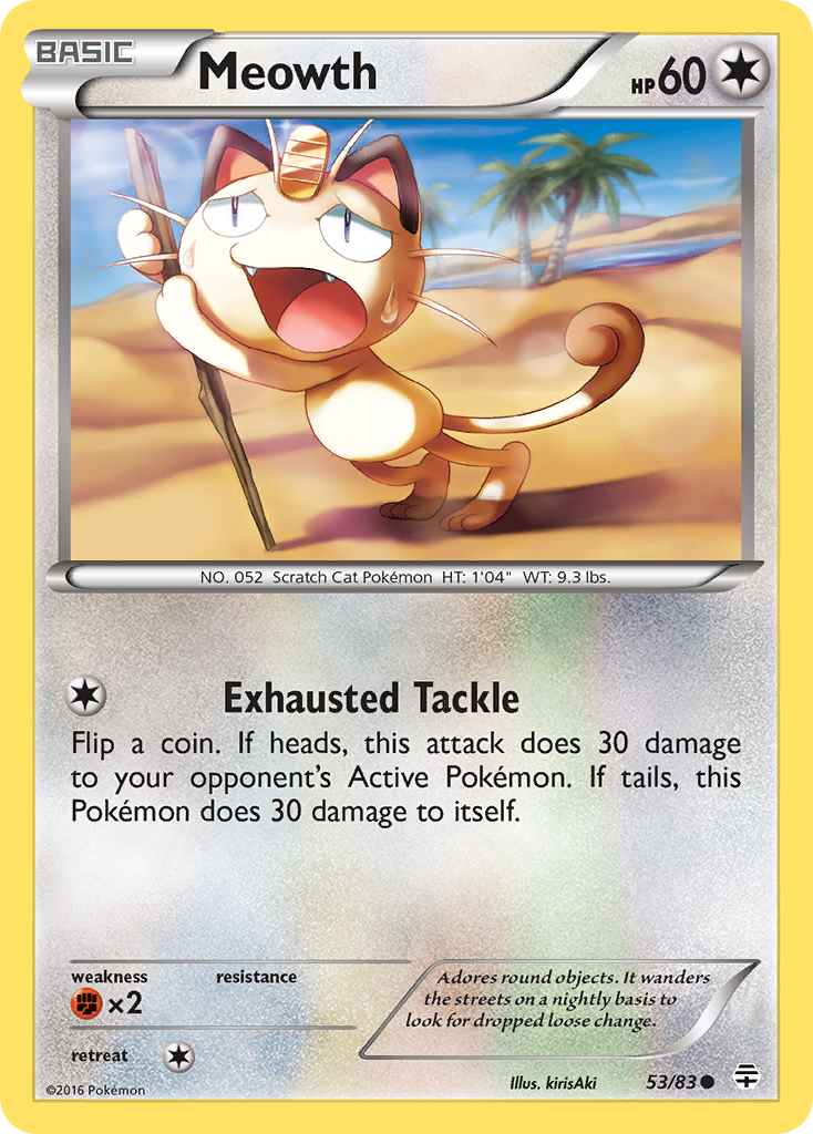 Generations Meowth #53/83