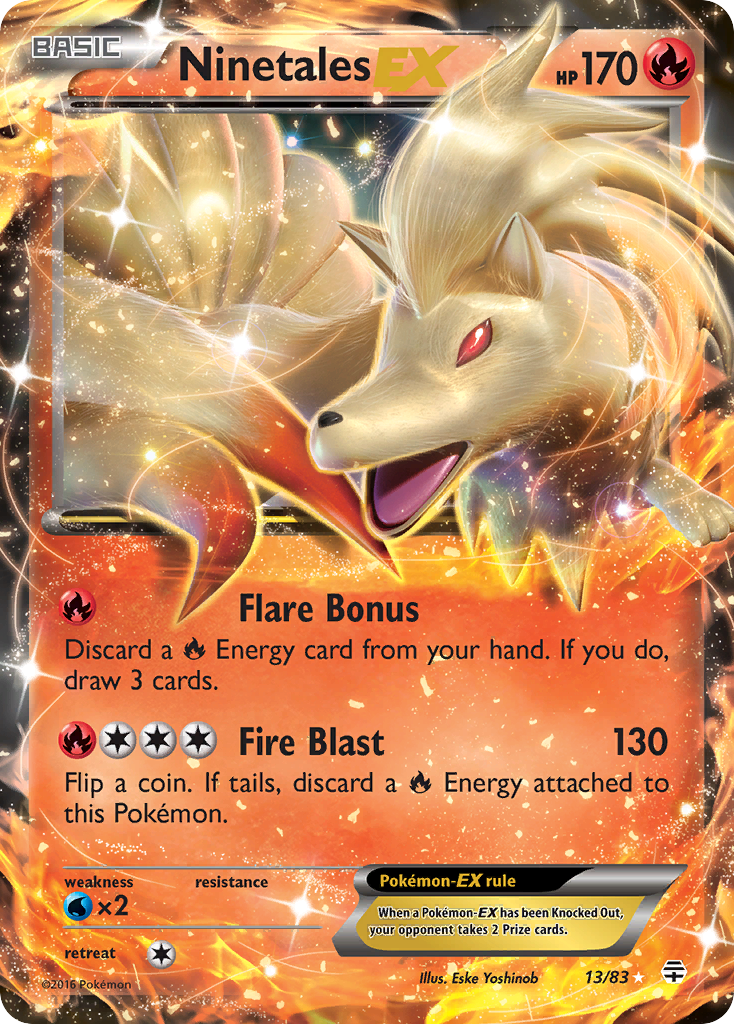 Generations Ninetales EX #13/83