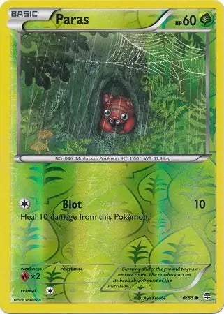 Generations Paras #6/83 reverse holo