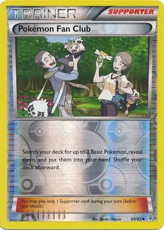 Generations Pokemon Fan Club #69/83 reverse holo