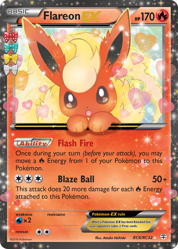 Generations RC6/RC32 Flareon EX