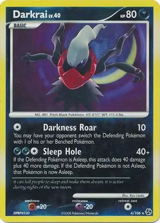 Great Encounters Darkrai #4/106 reverse holo
