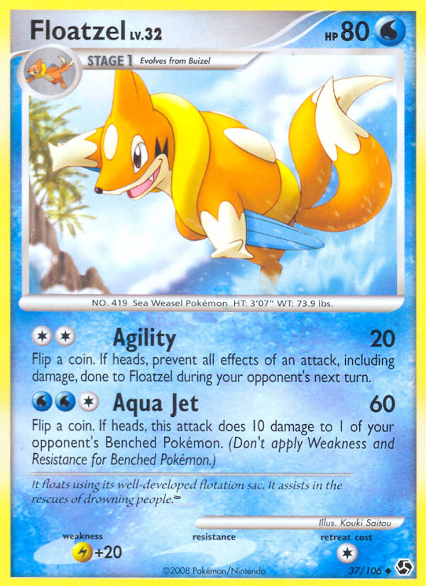 Great Encounters Floatzel #37/106