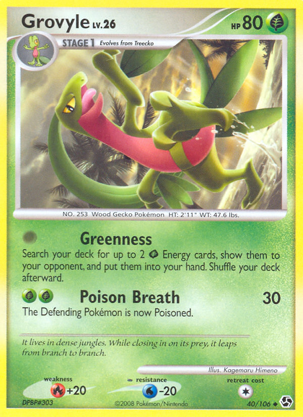 Great Encounters Grovyle #40/106