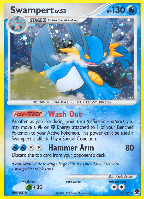 Great Encounters Holo Swampert #9/106