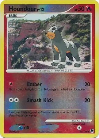 Great Encounters Houndour #69/106 reverse holo