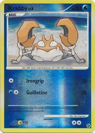 Great Encounters Krabby #75/106 reverse holo