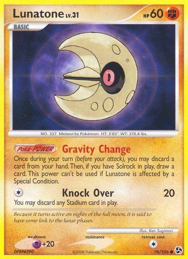 Great Encounters Lunatone #76/106
