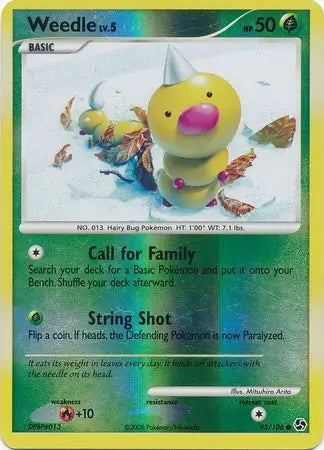 Great Encounters Weedle #93/106 reverse holo
