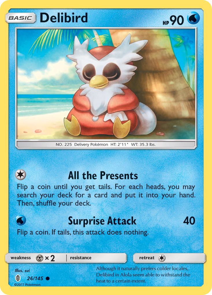 Guardians Rising Delibird #26/145