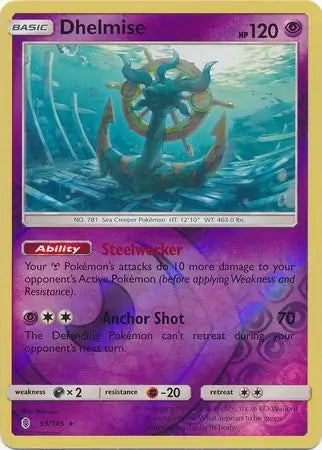Guardians Rising Dhelmise #59/145 reverse holo