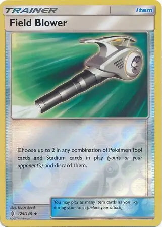 Guardians Rising Field Blower #125/145 reverse holo