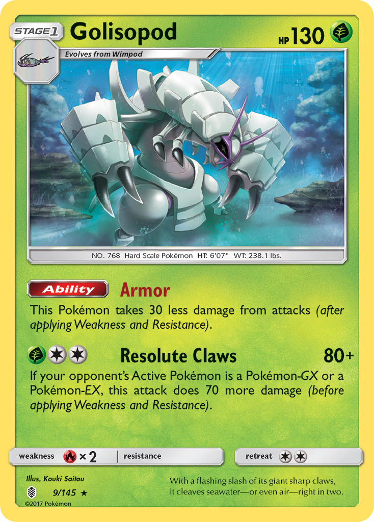 Guardians Rising Holo Golisopod #9/145