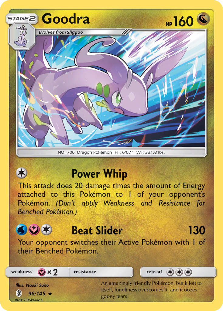 Guardians Rising Holo Goodra #96/145