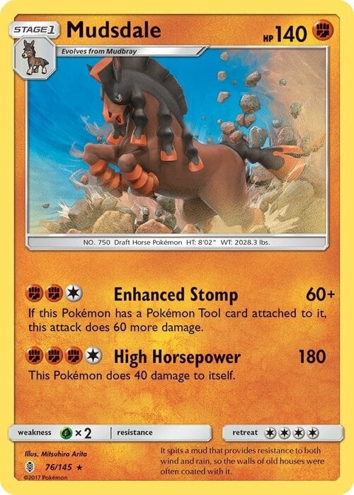 Guardians Rising Holo Mudsdale #76/145